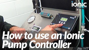 How to use an Ionic  pump controller - Ionic Systems