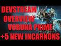 VORUNA PRIME APRIL 8TH! Stug Incarnon And More Pax Devstream Overview 2026