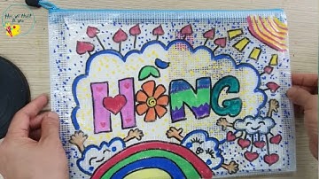 Sắc Màu Của Chữ| Nhịp Điệu Và Sắc Màu Của Chữ| Trang Trí Chữ Tên Của em| Mĩ Thuật 3