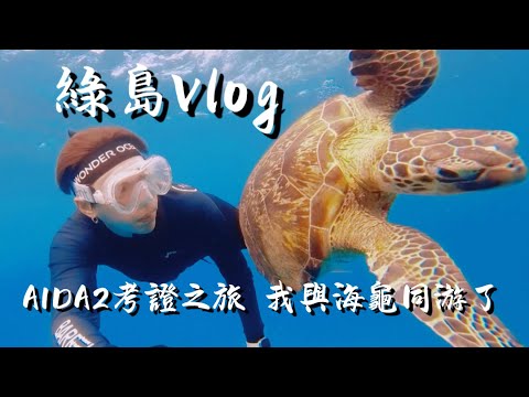 好久不見！綠島自潛AIDA2之旅！我和海龜同游了～～
