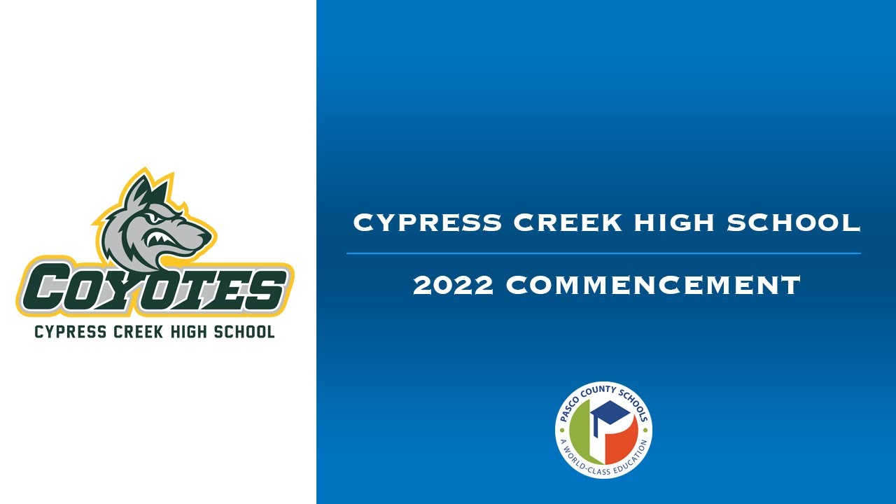 2022 Cypress Creek High School Commencement - YouTube
