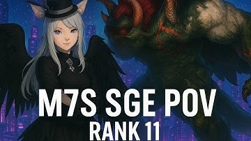 FFXIV AAC M7S Savage – Healer POV | Insane DPS Wall, Rank 11 SGE Clear
