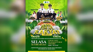 🔴LIVE RELAY PESTA RAKYAT HARI JADI KABUPATEN SIDOARJO KE-165 BERSAMA GILGA SAHID