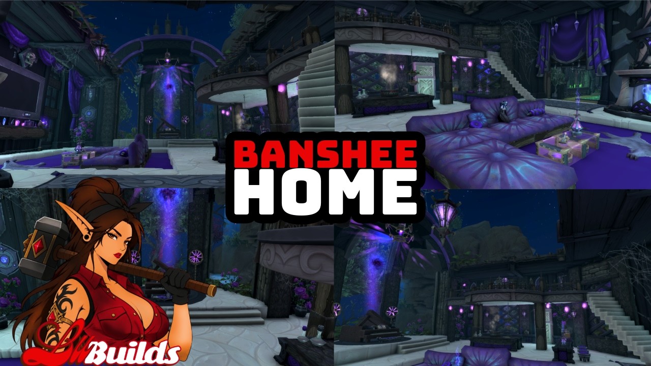 WoW Housing: Banshee Living Room & Kitchen - YouTube