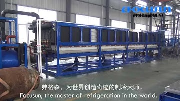 Focusun 30T direct system block Ice making machine