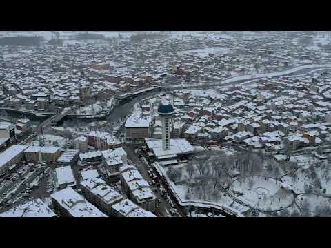 ||vLog|| Tokat Turhal muhteşem kar manzarası gece ve gündüz drone görüntüsü...