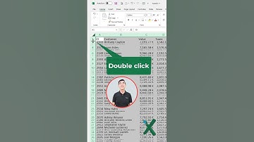🇺🇸 EXCEL TRICKS: 📏 Resize columns and rows #shorts