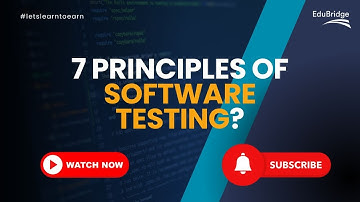 7 Principles of Software Testing