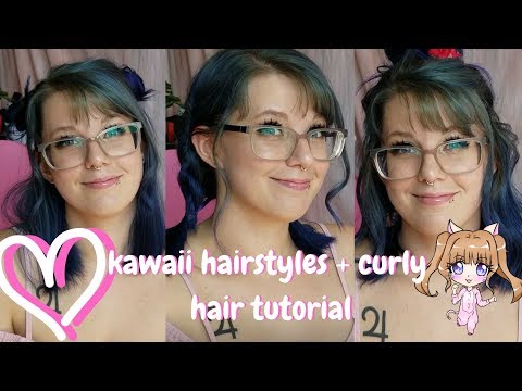 8 Kawaii Leuke Kapsels + krullend haar Tutorial
