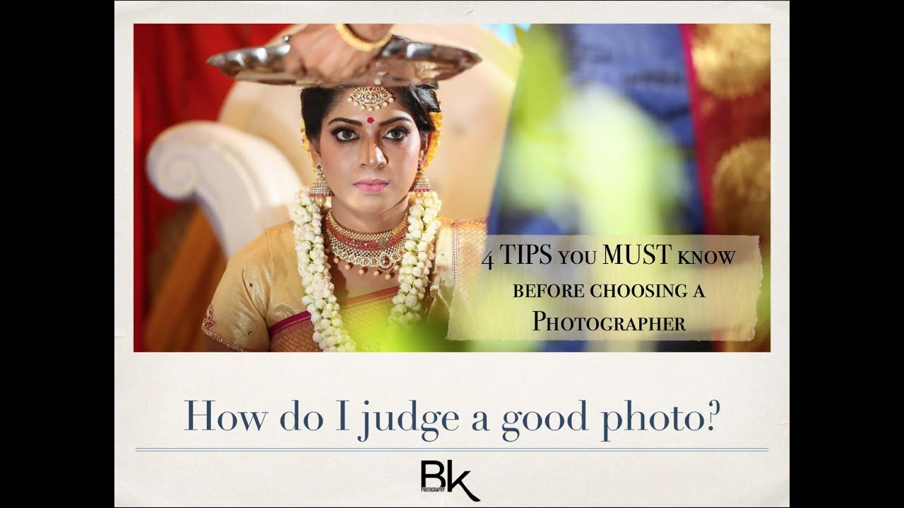 How do I judge a good photo?