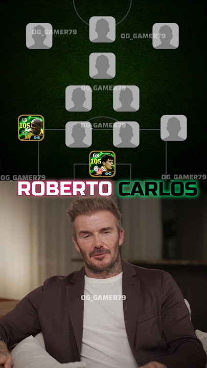 David Beckham Picked His Ultimate Dream XI 😱🔥 #efootball2024 #efootball2023
