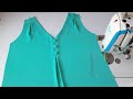 The best way to V neck Design Cutting  and Stitching for beginners