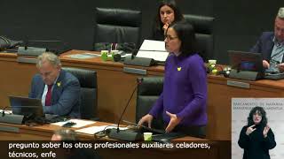 Pleno 14 de marzo de 2024.Formula la pregunta Leticia San Martín.