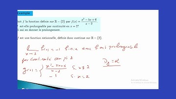Continuité dérivabilité- Cours partie 2 Vidéo 3