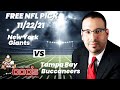 NFL Picks - New York Giants vs Tampa Bay Buccaneers Prediction, 11/22/2021 Week 11 NFL Best Bet