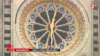 Faut-il reconstruire les monuments historiques disparus ? (JT de 20h de France 2 du 13/04/2015)