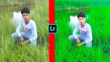 Lightroom Green effect editing | Lightroom presets | Lightroom mobile tatorial | Photo editing |