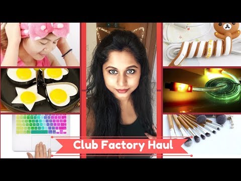 Unique CLUB FACTORY Haul | Coupon Code | Free Gift | Free Shipping to India
