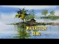 Easy water color | water color for beginners | water color painting by Prakashan Puthur