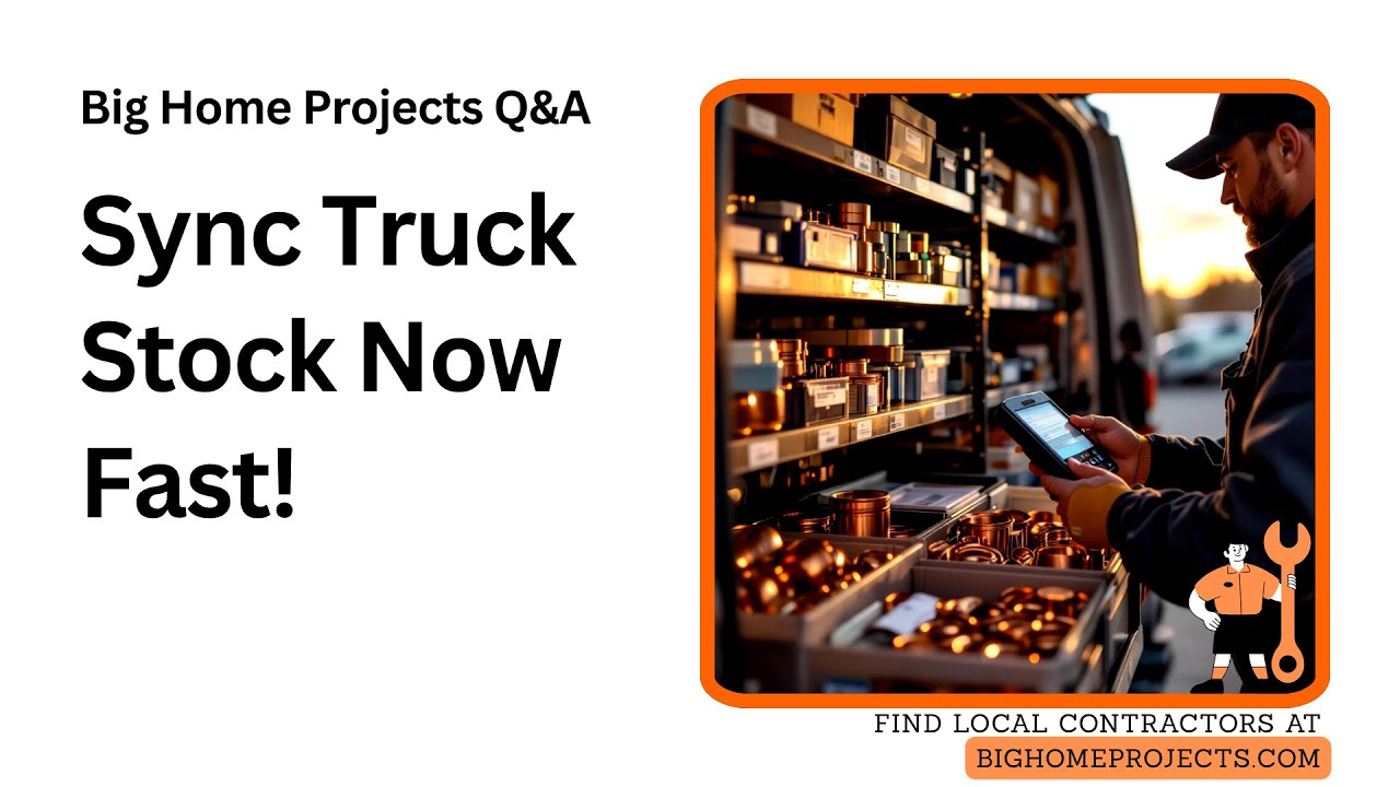 Truck Stock Sync Reorder Triggers for HVAC Success