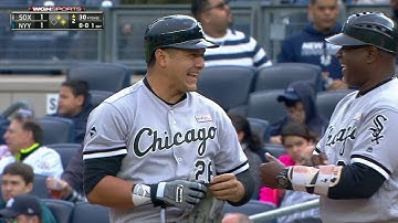 CWS@NYY: Garcia singles to left to score Cabrera