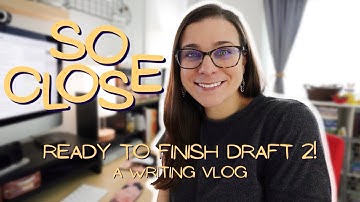 I am *THISCLOSE* to finishing draft 2 of my Regency romance! • A Writing Vlog • Meredith E. Phillips
