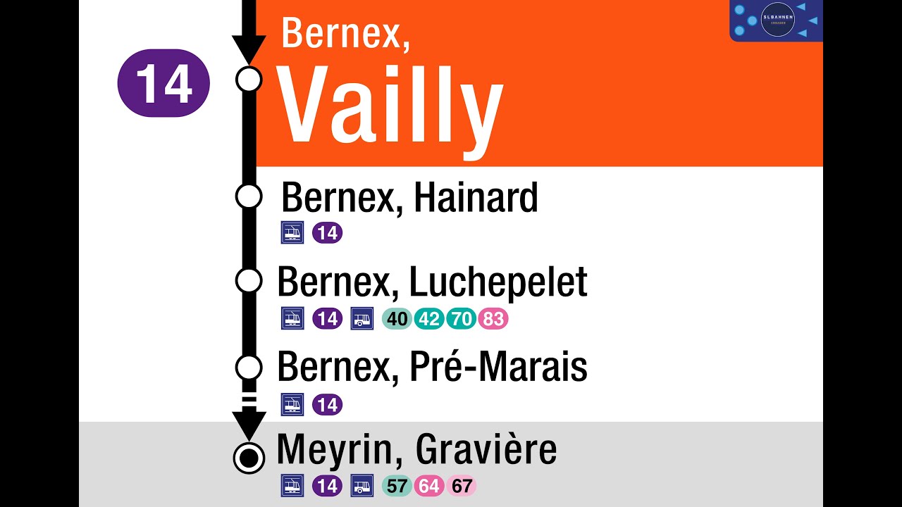 annonces TPG » 14 Bernex, Vailly — Meyrin, Gravière | SLBahnen
