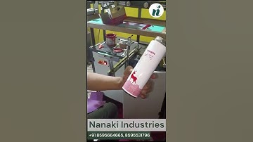 Bottle Printing Machine For Round Screen #screenprintingmachine  #bottleprinting  #nanakinidustrise