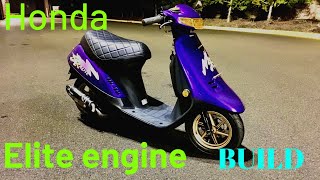 Honda elite Scooter engine build
