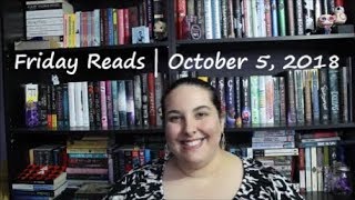 Friday Reads | October 5, 2018
Hi Everyone and TGIF! I hope you all have a wonderful weekend.
Be My Friend:
Twitter: https://twitter.com/booksandquirks
Blog: http://bookishandquirky.blogspot.com/
Instagram: https://www.instagram.com/booksandquirks/
Goodreads: https://www.goodreads.com/user/show/15440409-deirdre-metcalf
Email: booksandquirks@gmail.com Friday Reads | October 5, 2018