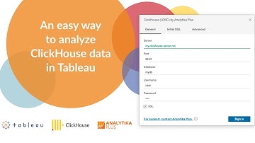 Tableau 💛 ClickHouse