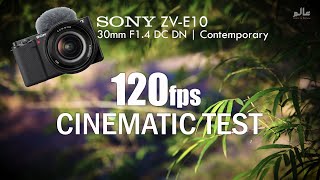 SONY ZV-E10 | Sigma 30mm 1.4f | 120FPS | Cinematic test