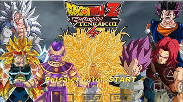 New Dragon Ball Z Tenkaichi Tag Team mod AF V2 for PPSSPP with permanent menu