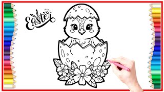 Easter Egg Coloring Pages | Easy, Fun & Satisfying Coloring Video