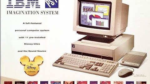 VINTAGE 1993 IBM PS/1 IMAGINATION SYSTEM COMPUTER 2133 D50 DISNEY SOUND SOURCE NEW KEYBOARD IN BOX