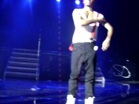 JLS tour! Singing happy birthday to aston! 13th Feb!