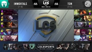 IMT vs TSM - 2020 LCS Spring Week 8 Day 2 - Immortals vs Team SoloMid