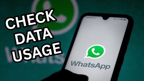 How to Check WhatsApp Data Usage 2025?