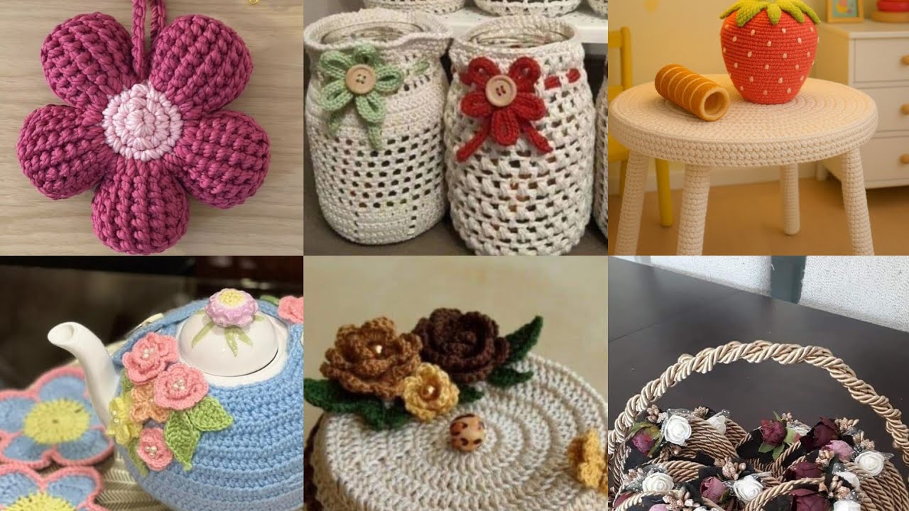 Fill your home with the  Magic of  crochet _ Soft Touch, Artistic Flair and Cozy vibe part 2 