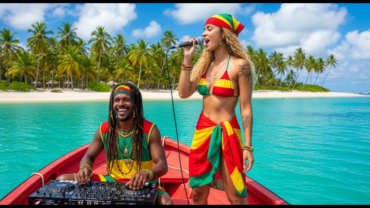 🌊 Tropical Chill Reggae Paradise – Laid-Back Island Beach Rhythms for Relaxing & Happy Energy 🌴