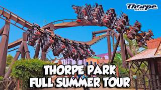 THORPE PARK Summer Virtual Tour | Every Ride, Area and Attraction (July 2026) [4K]