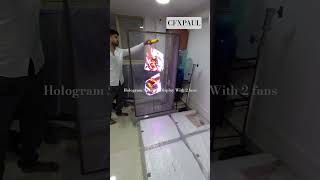 Hologram Splicing Display - 3D HOLOGRAM DISPLAY @3dHologramSpace  #hologram #display #3d