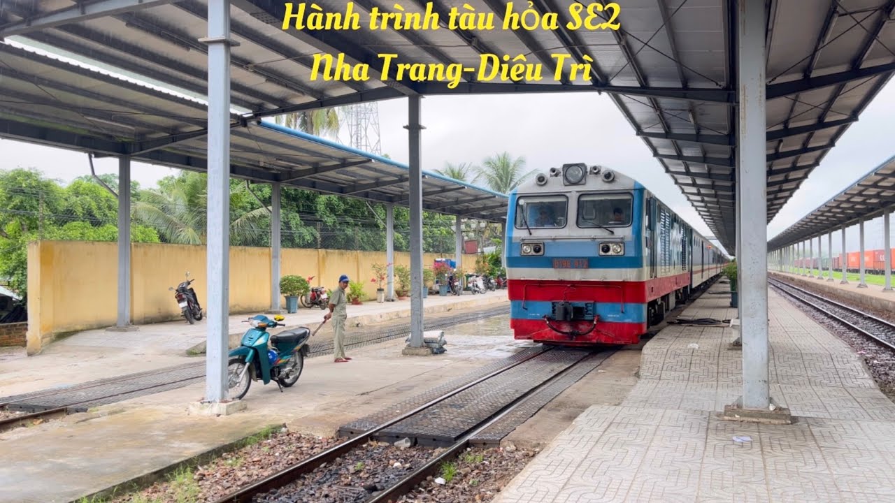 Trải nghiệm tàu SE2. Hành trình tàu hỏa Nha Trang Diêu Trì (24/10/2025)