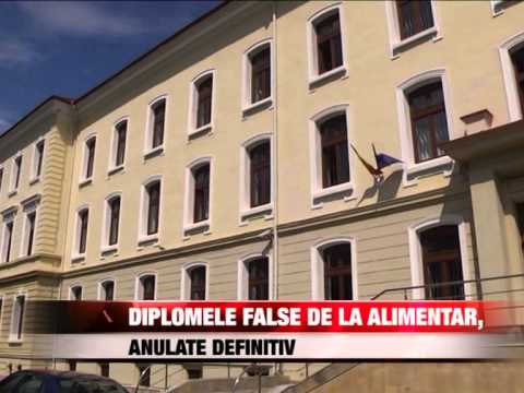 Diplomele false de la Alimentar anulate definitiv