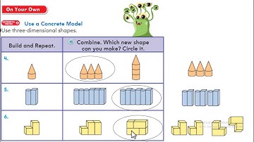 11.3 Make New Three Dimensional Shapes with teacher Noor