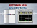 Defect Length Sizing using The 6dB Drop Technique