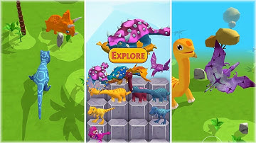 MAX LEVEL in Dino Evolution: Merge Dinosaur Game!