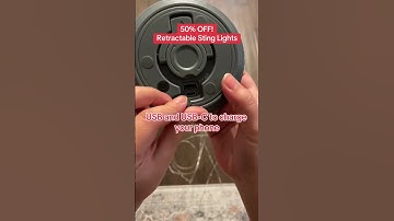 Get Retractable String Lights Today! 50% OFF! #blackfriday #stringlights