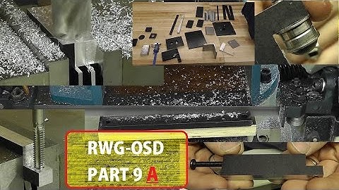 RWG OSD #9 Part A : Making The Belt Tensioners. OverSize Delta 3D Printer Build.
