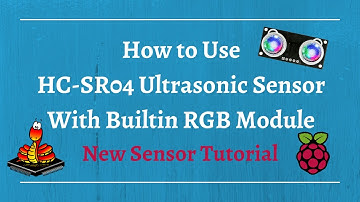How to Use HC-SR04 With Builtin RGB Module MicroPython | New Sensor | NeoPixel Compatible